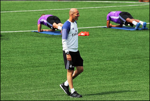 Zidane pre-season 2016-2017 in Canada