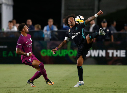 Marcelo acrobatic skills in Real Madrid in 2017