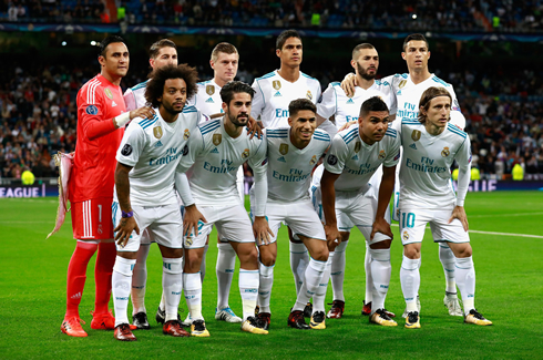 Real Madrid starting eleven vs Tottenham