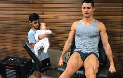 Cristiano Ronaldo leg day