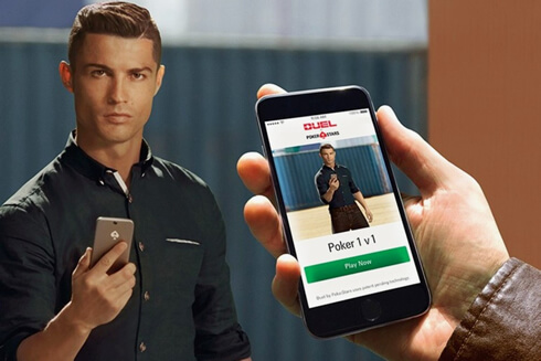 Cristiano Ronaldo pokerstars mobile game