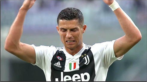 Cristiano Ronaldo crying in Juventus