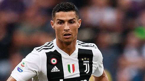 Cristiano Ronaldo in action for Juventus