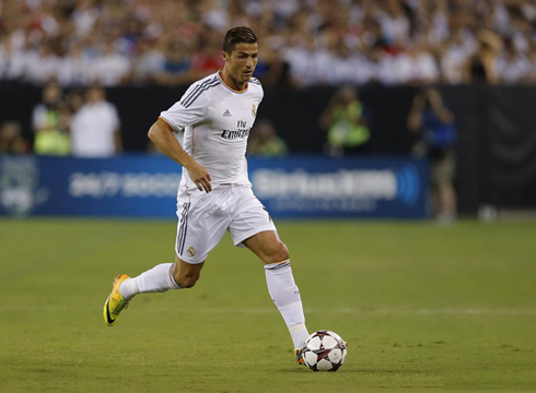 Cristiano Ronaldo in action for Real Madrid, in 2013-2014