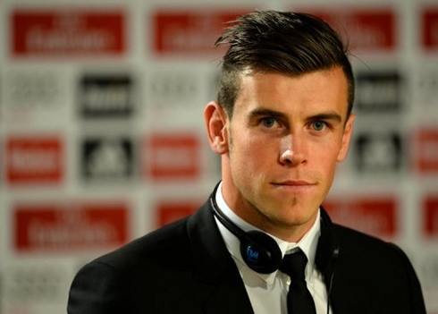 Gareth Bale fashion style, at his Real Madrid presentation day