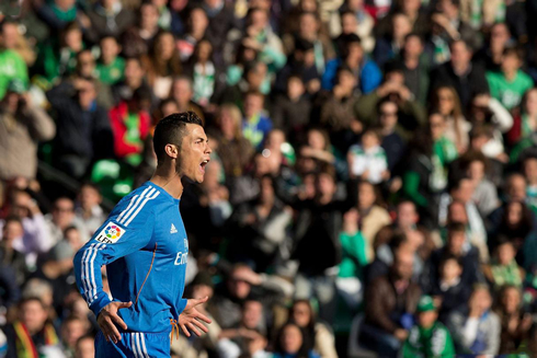 Cristiano Ronaldo goal celebration against Betis