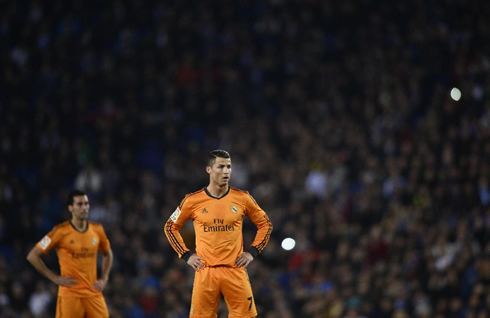 Cristiano Ronaldo ready for a free-kick