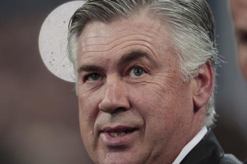 Carlo Ancelotti weird eyebrow