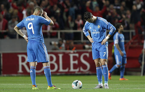 Karim Benzema and Cristiano Ronaldo