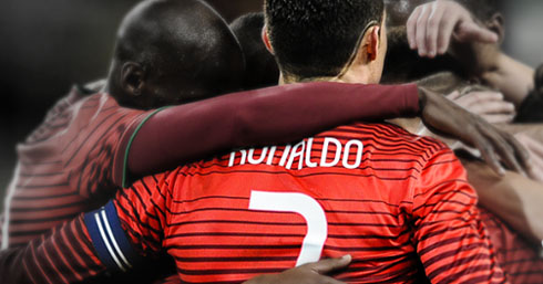 Cristiano Ronaldo with the Portuguese National Team