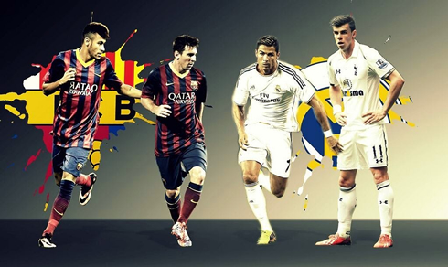 Neymar and Messi vs Ronaldo and Bale