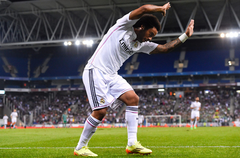 Marcelo pirouette goal celebration