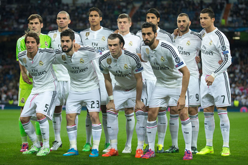 Cristiano Ronaldo in Real Madrid's starting eleven vs Schalke