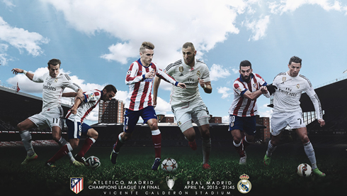 Atletico Madrid vs Real Madrid, UEFA Champions League 2015