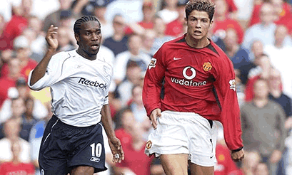 Cristiano Ronaldo debut vs Bolton