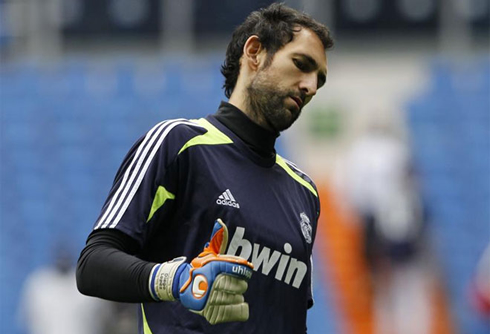 Diego Lopez, Real Madrid goalkeeper in 2013