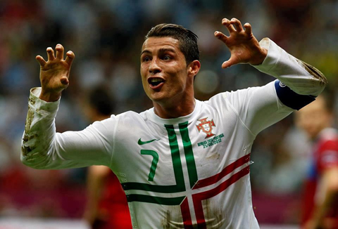 Cristiano Ronaldo in the EURO 2012