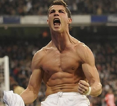 Cristiano Ronaldo six pack abs