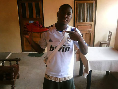 Cristiano Ronaldo fan in January (II) 2012: Aggrey Bernard